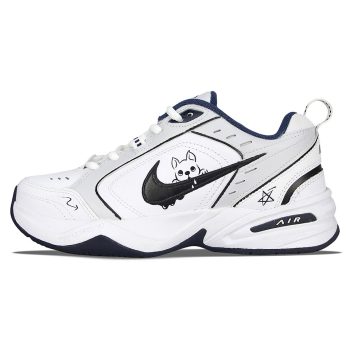 [ Customized Sneakers ] Nike Air Monarch 4 Cute and Fresh Summer Must Have Hand Painted Gradient Low Top Dad Shoes for Men and Women in Black and White